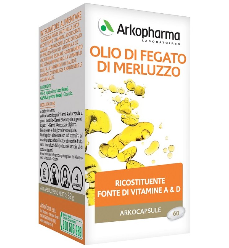 ARKOCAPSULE OLIO FEG MERLUZ 60PR ARKOCAPSULE OLIO FEG MERLUZ 60PR