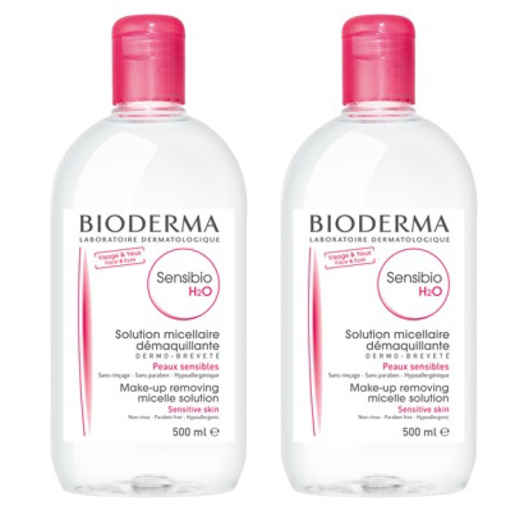 SENSIBIO H2O SOLUZIONE MICELLARE DETERTEGENTE 500ML + STRUCCANTE PELLE SENSIBILE 500 ML SENSIBIO H2O SOLUZIONE MICELLARE DETERTEGENTE 500ML + STRUCCANTE PELLE SENSIBILE 500 ML