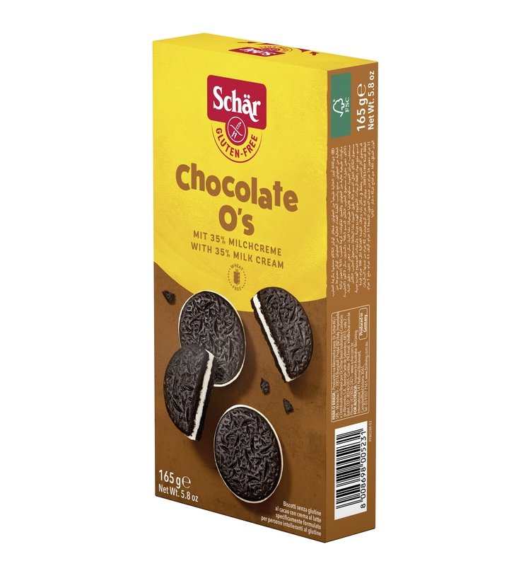 SCHAR CHOCOLATE O'S BISCOTTI