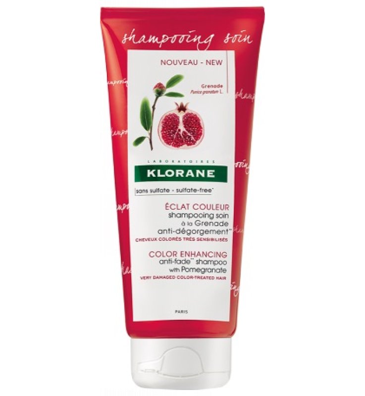 KLORANE SHAMPOO TRATTANTE ANTI-SBIADIMENTO SENZA SOLFATI ALMELOGRANO 200 ML