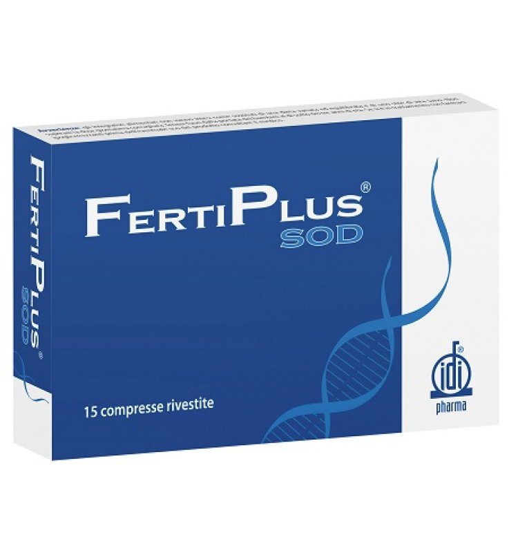Fertiplus SOD | Integratore Fertilit&agrave; Maschile Zinco Glutatione 15 COMPRESSE RIVESTITE