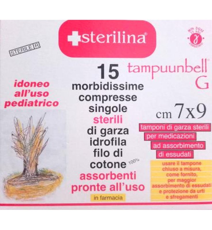 STERILINA C.802 GARZA COT 7X9X15 STERILINA C.802 GARZA COT 7X9X15