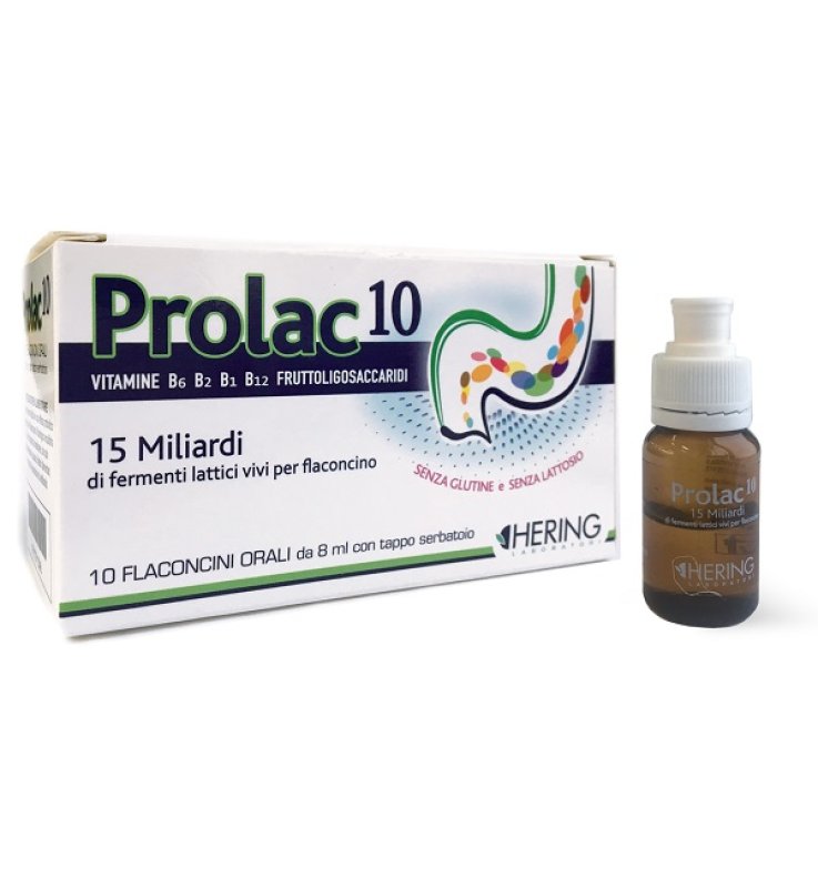 PROLAC10 FERMENTI LATTICI 15 MILIARDI 10 FLACONCINI 8 ML PROLAC10 FERMENTI LATTICI 15 MILIARDI 10 FLACONCINI 8 ML