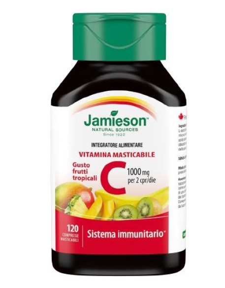 JAMIESON VIT C 1000 TRO 120CPR