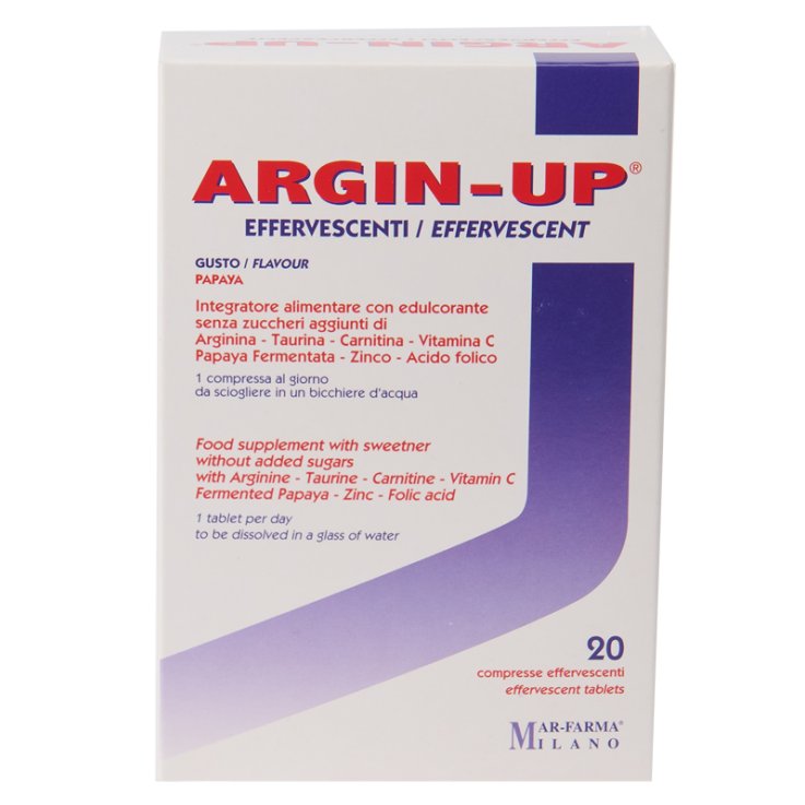 ARGIN UP 20 COMPRESSE EFFERVESCENTI ARGIN UP 20 COMPRESSE EFFERVESCENTI