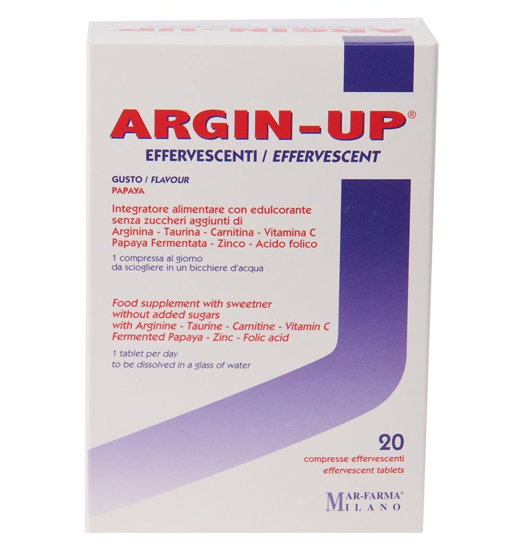 ARGIN UP 20 COMPRESSE EFFERVESCENTI ARGIN UP 20 COMPRESSE EFFERVESCENTI