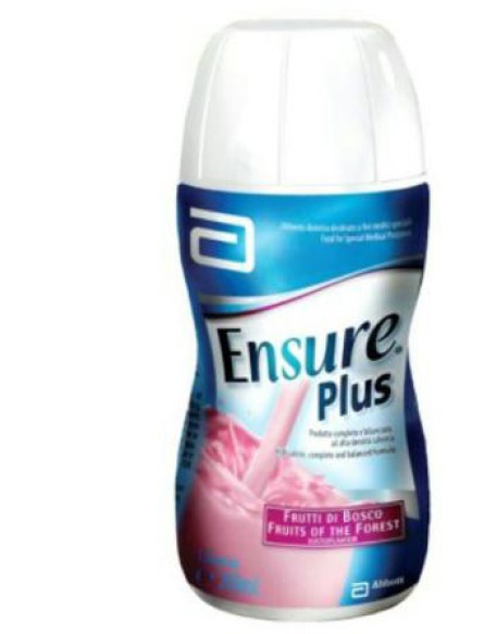 ENSURE PLUS FRUTTI DI BOSCO 4 BOTTIGLIE DA 200 ML