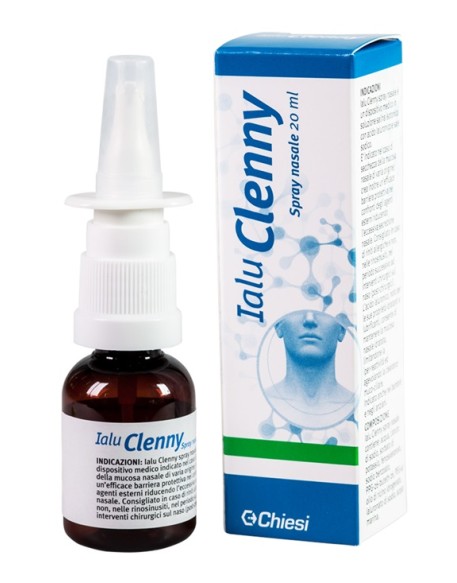 IALU CLENNY SPRAY NASALE SOLUZIONE SALINA ISOTONICA CON ACIDO IALURONICO E SALE SODICO 20 ML