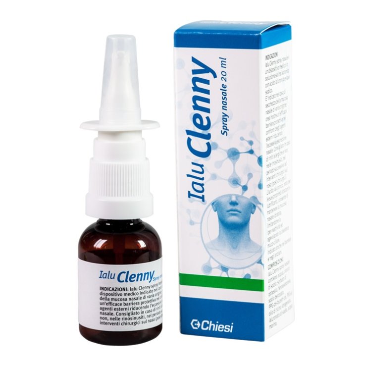 IALU CLENNY SPRAY NASALE SOLUZIONE SALINA ISOTONICA CON ACIDO IALURONICO E SALE SODICO 20 ML IALU CLENNY SPRAY NASALE SOLUZIONE SALINA ISOTONICA CON ACIDO IALURONICO E SALE SODICO 20 ML