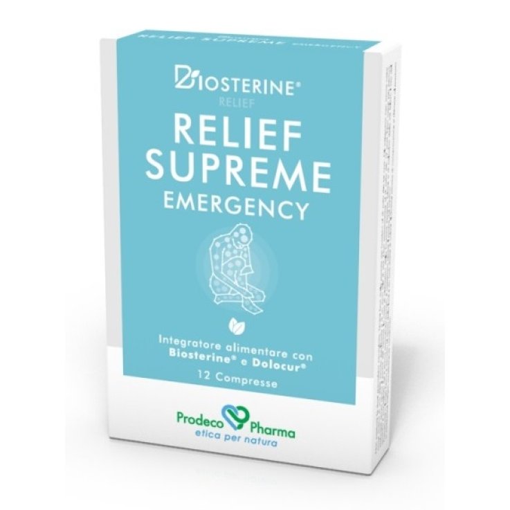 BIOSTERINE RELIEF SUPREME EMERGENCY 12 COMPRESSE BIOSTERINE RELIEF SUPREME EMERGENCY 12 COMPRESSE