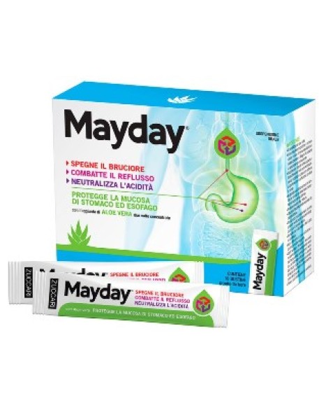 MAYDAY SOSPENSIONE PER USO ORALE ALLA MENTA 18 STICK 10 ML