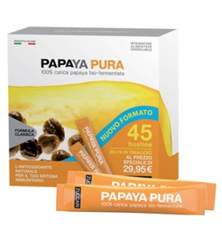 PAPAYA PURA 45 BUSTINE DA 3 G INTEGRATORE ALIMENTARE OROSOLUBILE