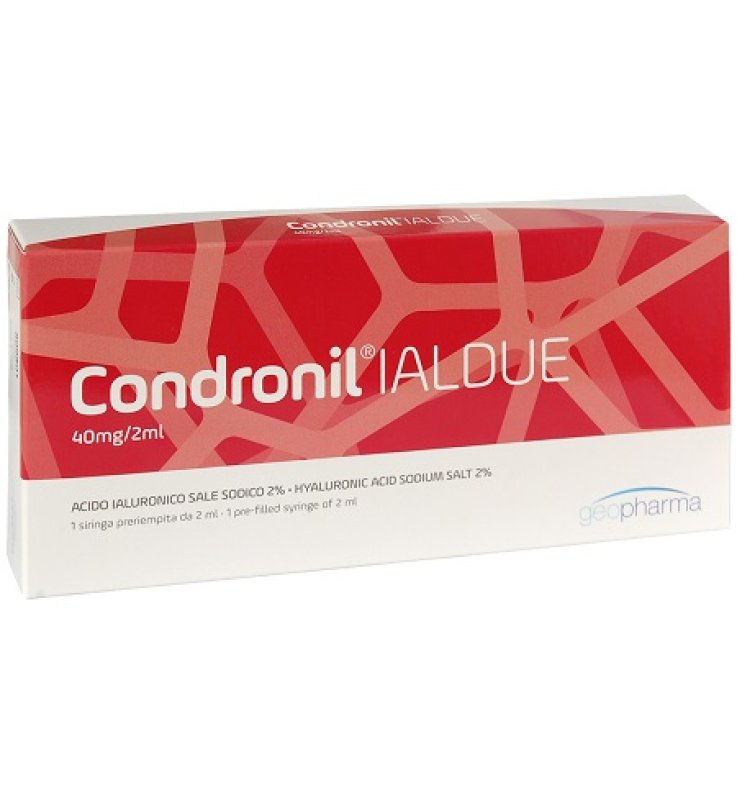 SIRINGA INTRA-ARTICOLARE CONDRONIL IALDUE PRERIEMPITA ACIDOIALURONICO SALE SODICO 40 MG 2 ML