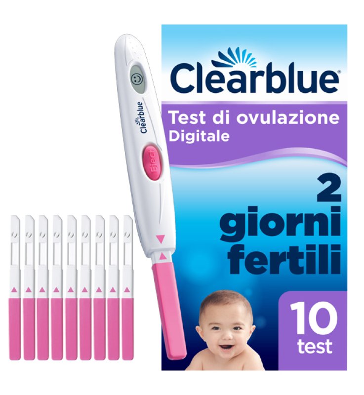 TEST OVULAZIONE CLEARBLUE OVULATION DIGITAL 10 STICK