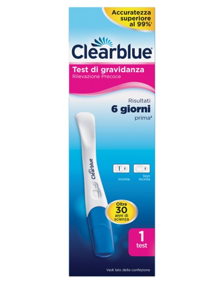 TEST DI GRAVIDANZA CLEARBLUE EARLY 1 TEST