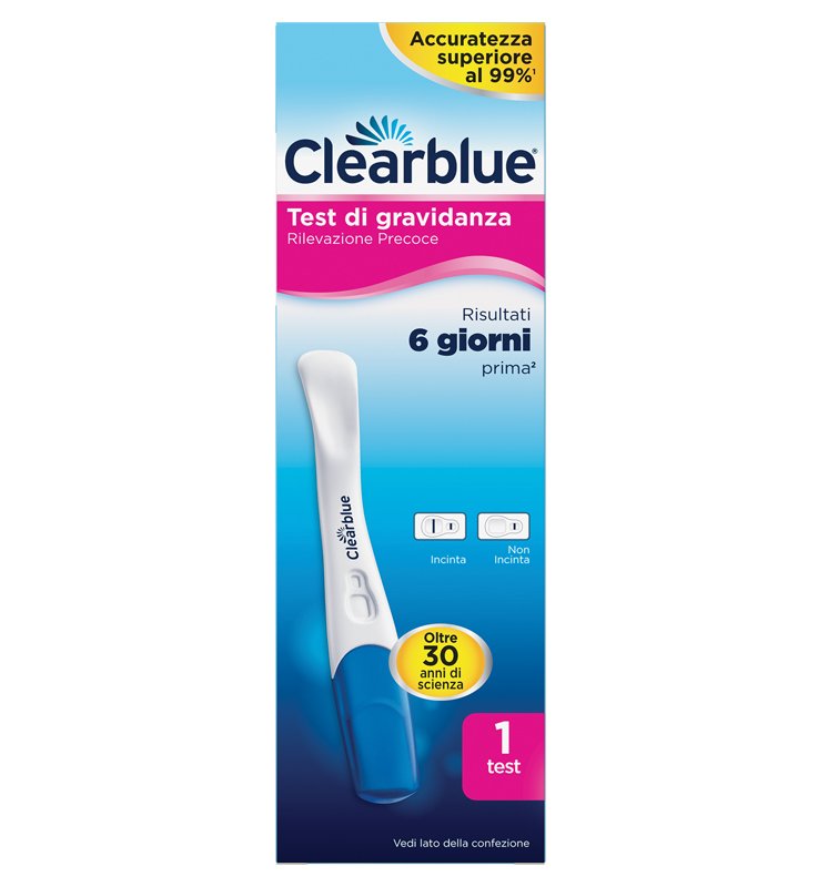 TEST DI GRAVIDANZA CLEARBLUE EARLY 1 TEST