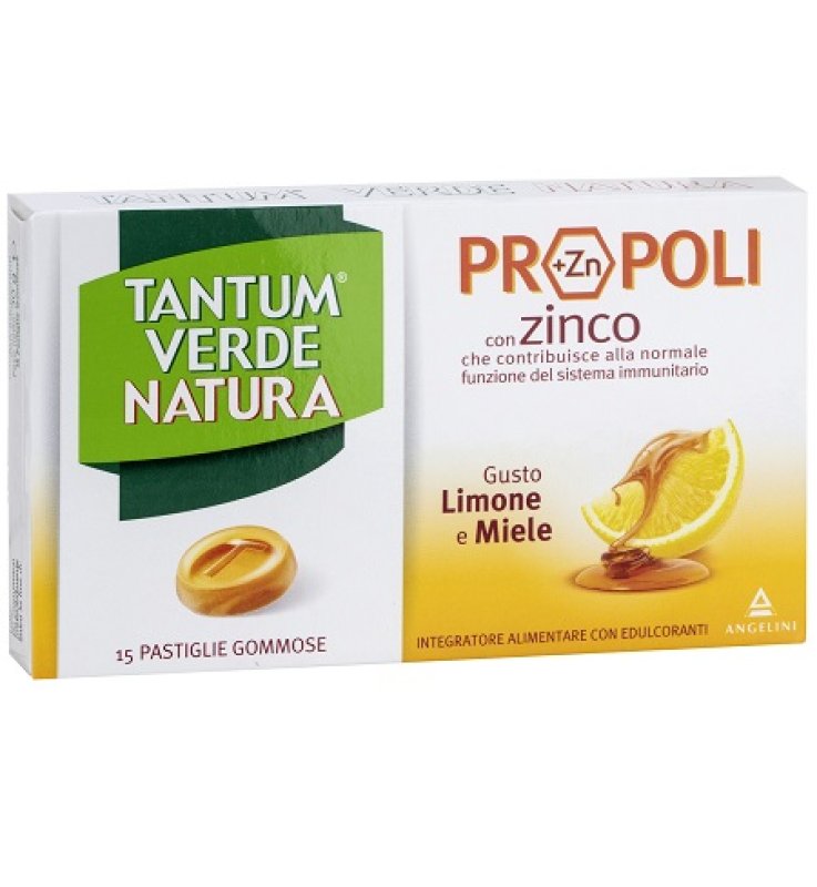 TANTUM VERDE NATURA PASTIGLIE GOMMOSE LIMONE & MIELE 30 G TANTUM VERDE NATURA PASTIGLIE GOMMOSE LIMONE & MIELE 30 G