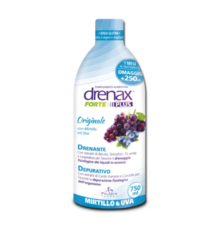 DRENAX FORTE PLUS ORIGINALE CON MIRTILLO E UVA 750 ML