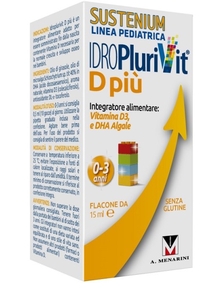 IDROPLURIVIT D+ SUSTENIUM 15 ML