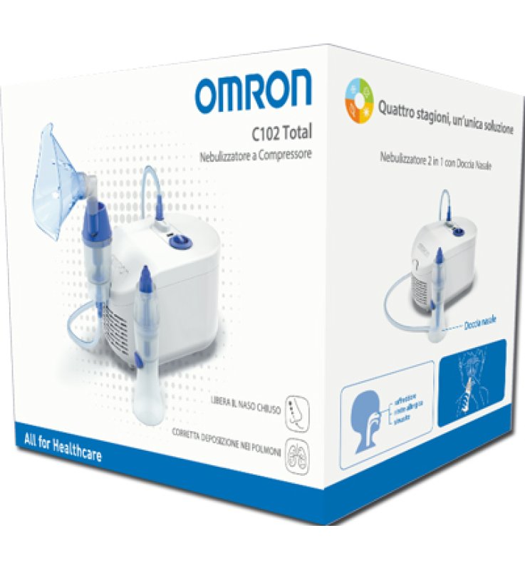 NEBULIZZATORE A PISTONE OMRON C102 TOTAL