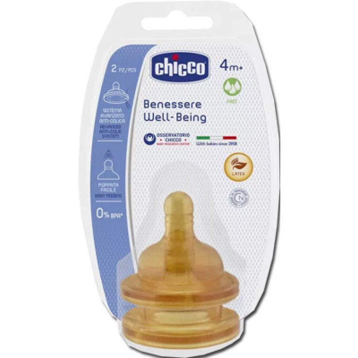CHICCO TETTARELLA WELL BEING 4 MESI+ FAST LATTICE 2 PEZZI CHICCO TETTARELLA WELL BEING 4 MESI+ FAST LATTICE 2 PEZZI