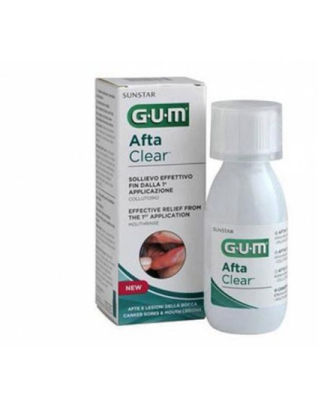 GUM AFTACLEAR RINSE 120ML