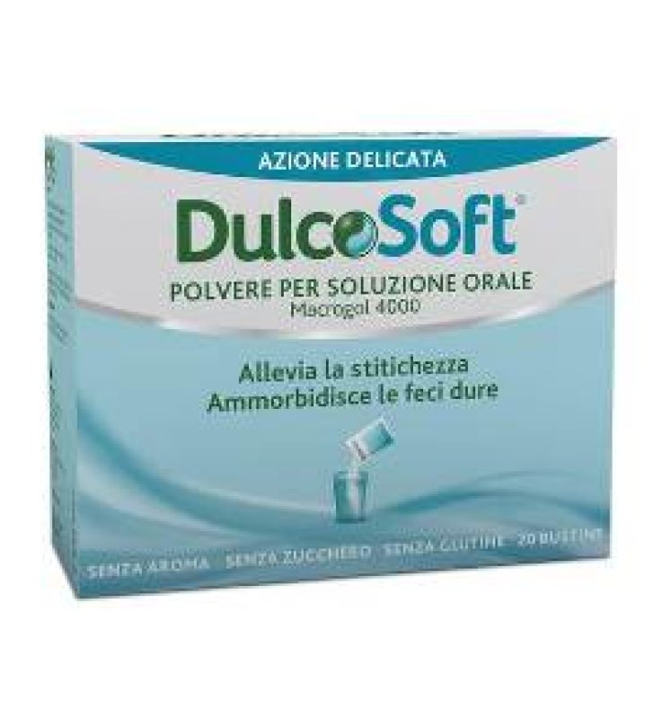 DULCOSOFT POLVERE PER SOLUZIONE ORALE 20 BUSTINE DULCOSOFT POLVERE PER SOLUZIONE ORALE 20 BUSTINE