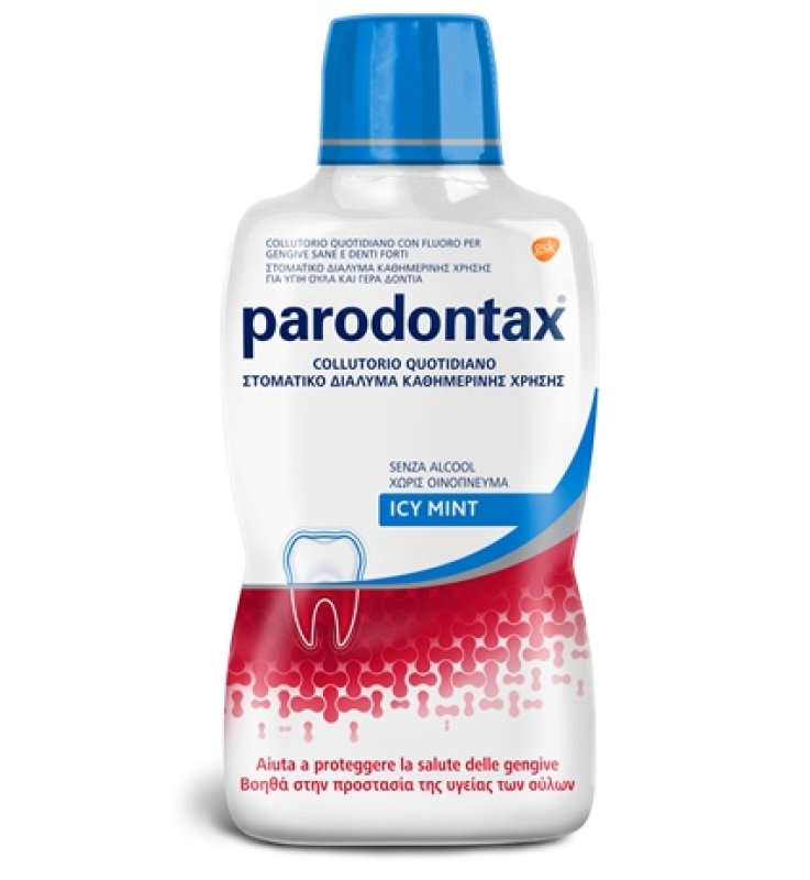 PARODONTAX COLLUTORIO QUOTIDIANO ICY MINT CON FLUORO 500 ML PARODONTAX COLLUTORIO QUOTIDIANO ICY MINT CON FLUORO 500 ML