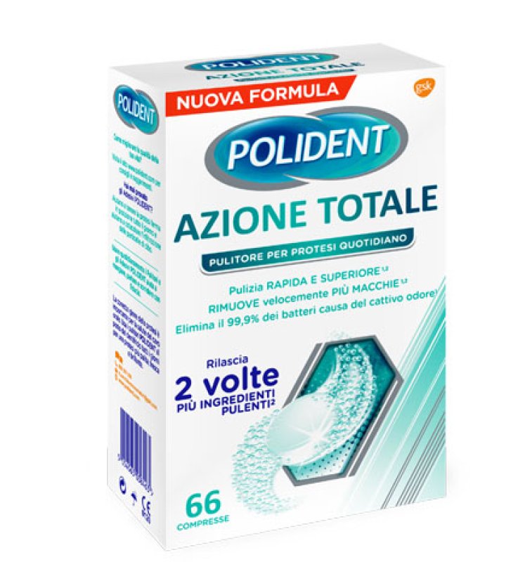 POLIDENT AZIONE TOTALE 66 COMPRESSE