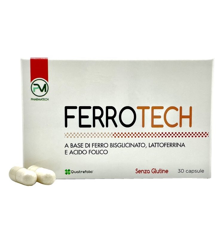 FERROTECH 30 CAPSULE DA 550MG FERROTECH 30 CAPSULE DA 550MG