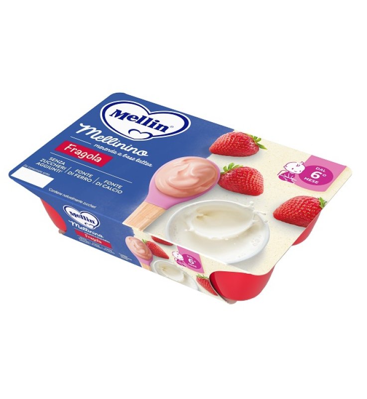 MELLININO MERENDA FRAGOLA 6PZ MELLININO MERENDA FRAGOLA 6PZ