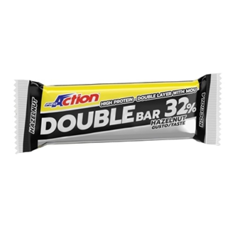 PROACTION DOUBLE BAR 32% NOCCIOLA CARAMELLO 60 G PROACTION DOUBLE BAR 32% NOCCIOLA CARAMELLO 60 G