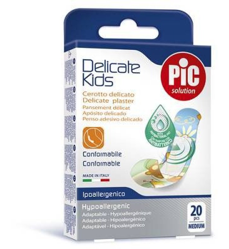 CEROTTO PIC DELICATE KIDS ANTIBATTERICO 20 PEZZI
