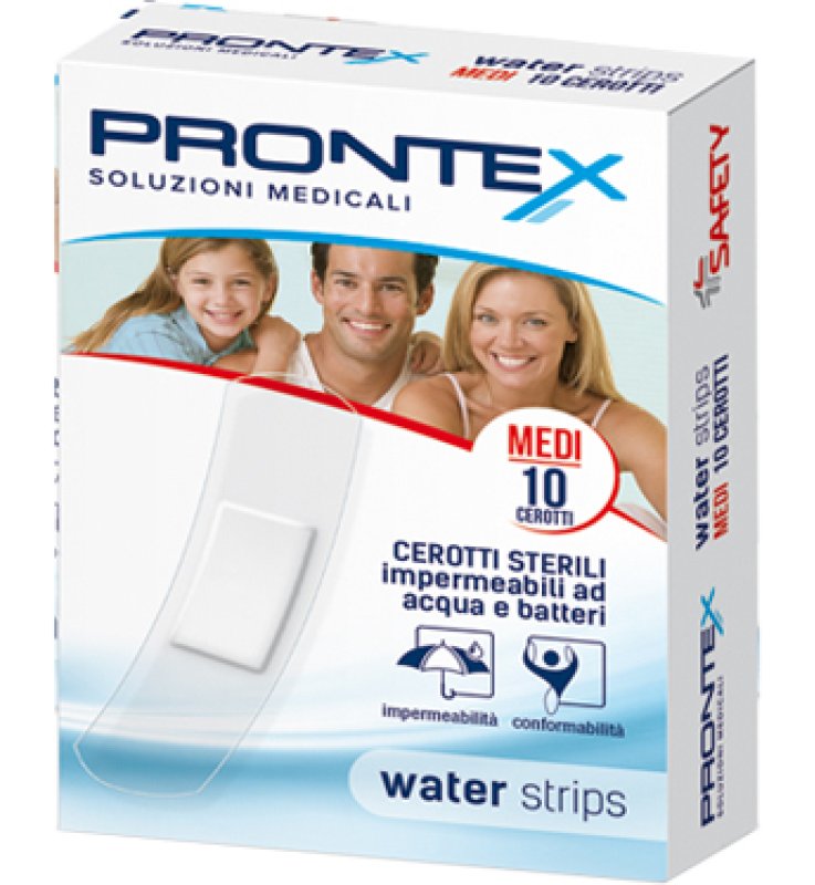 CEROTTO PRONTEX WATER STRIPS MEDIO 10 PEZZI