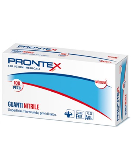 PRONTEX GUANTO IN NITRILE SENZA POLVERE GRANDE 8/9 100 PEZZI