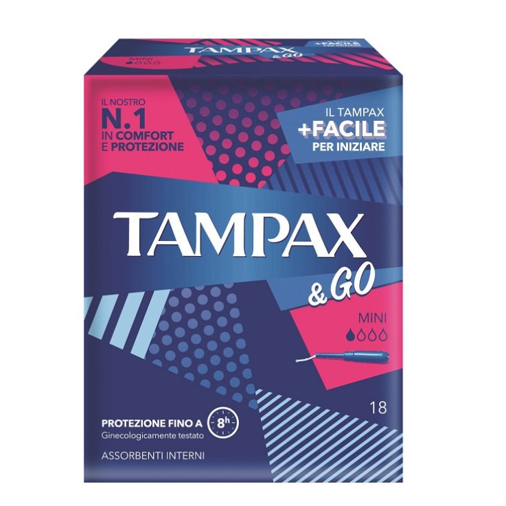 TAMPAX & GO MINI 18 PEZZI TAMPAX & GO MINI 18 PEZZI