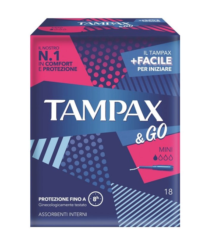 TAMPAX & GO MINI 18 PEZZI