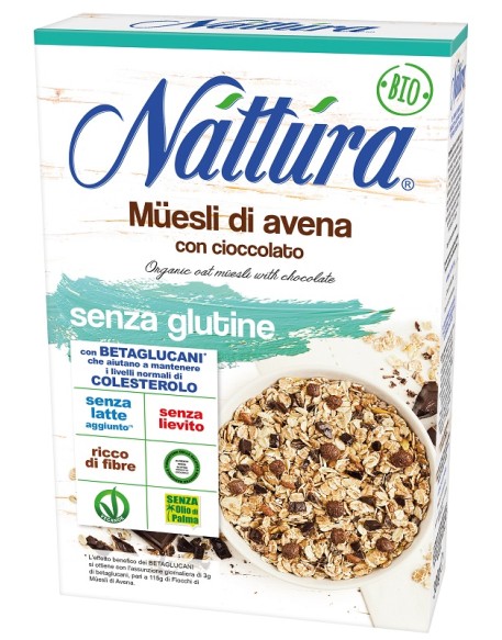 NATTURA Muesli Avena Ciocc300g NATTURA Muesli Avena Ciocc300g