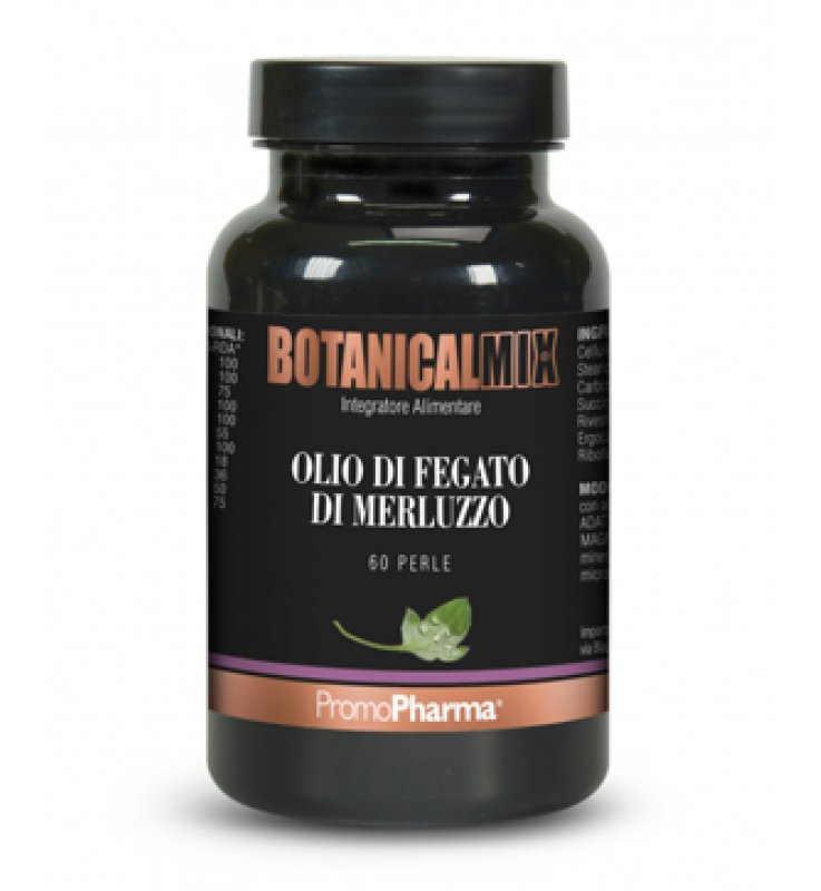 OLIO DI FEGATO DI MERLUZZO BOTANICAL MIX 60 PERLE OLIO DI FEGATO DI MERLUZZO BOTANICAL MIX 60 PERLE