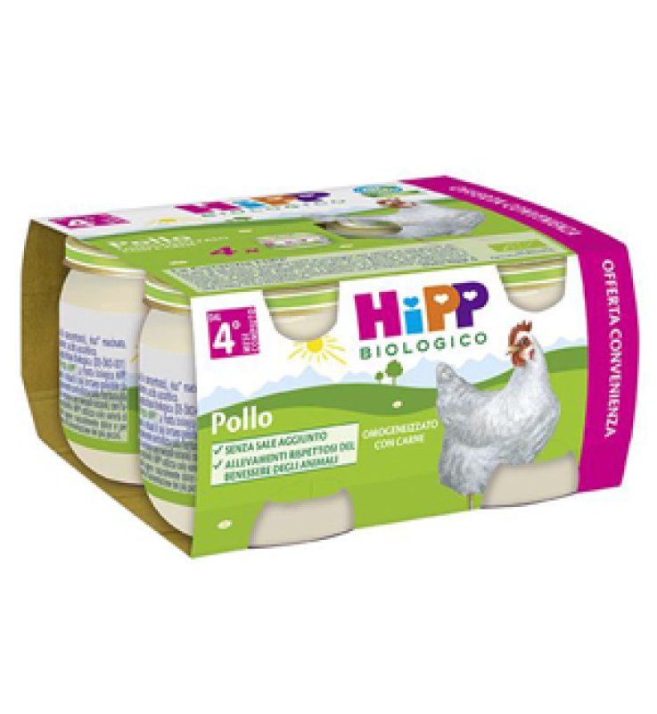 HIPP BIO HIPP BIO OMOGENEIZZATO POLLO 4X80 G