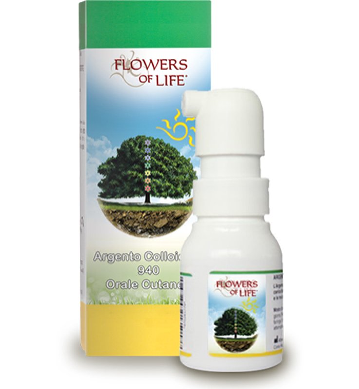 ARGENTO COLLOIDALE 940 ORALE CUTANEO FLOWERS OF LIFE