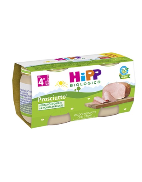 HIPP BIO HIPP BIO OMOGENEIZZATO PROSCIUTTO 2X80 G