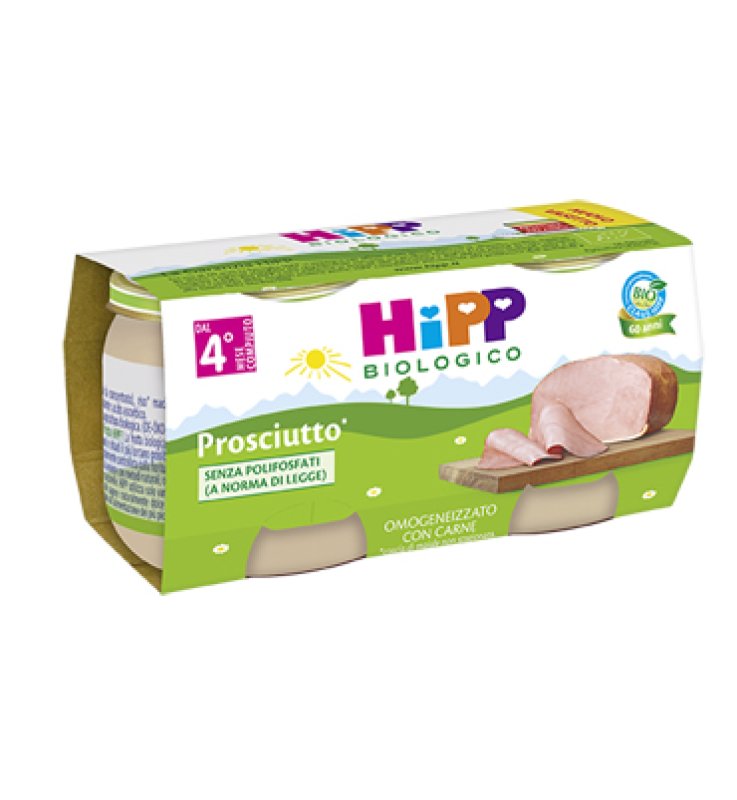 HIPP BIO HIPP BIO OMOGENEIZZATO PROSCIUTTO 2X80 G