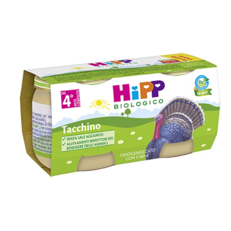 HIPP BIO HIPP BIO OMOGENEIZZATO TACCHINO 2X80 G HIPP BIO HIPP BIO OMOGENEIZZATO TACCHINO 2X80 G