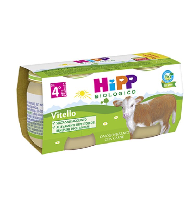 HIPP BIO HIPP BIO OMOGENEIZZATO VITELLO 2X80 G