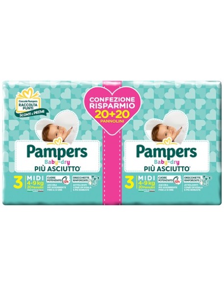 PAMPERS BD DUO DWCT MIDX40 0054