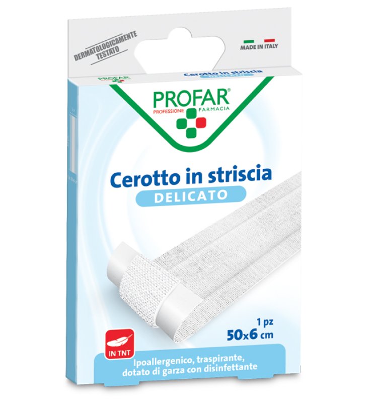 CEROTTO TESSUTO NON TESSUTO DELICATO 1 STRISCIA 50X6 CM PROFAR