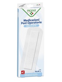 MEDICAZIONE POST OPERATORIA STERILE GARZA ANTIADERENTE 10X30CM 3 PEZZI PROFAR