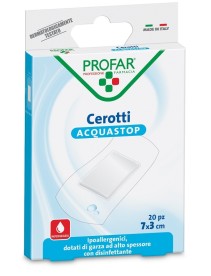 CEROTTO ACQUASTOP GRANDI 7X3 CM PROFAR 20 PEZZI