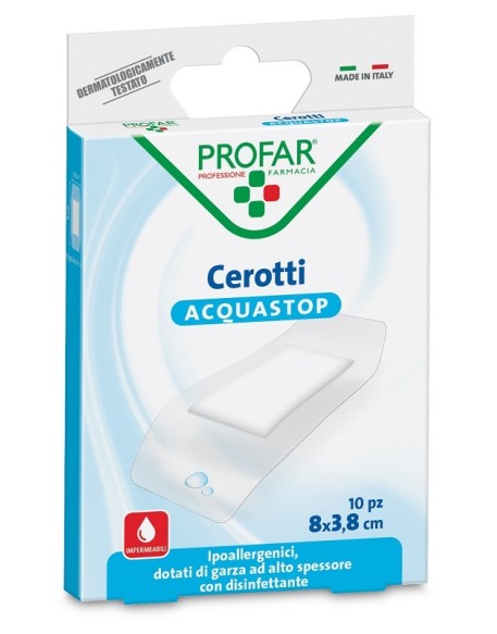 ACQUASTOP SUPER 8X3,8 CM 10 CEROTTO